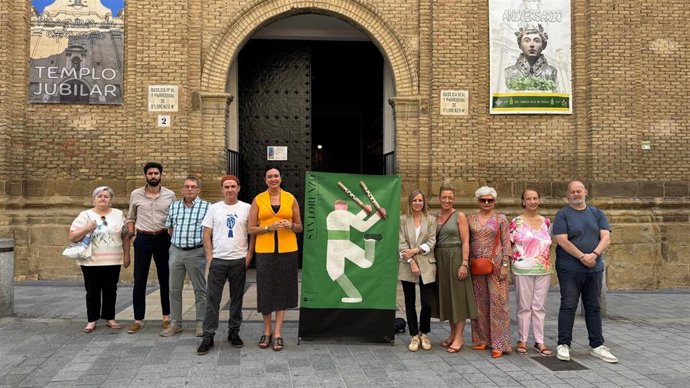 Presentación del cartel de las próximas Fiestas de San Lorenzo de Huesca.