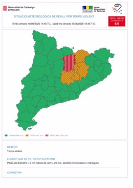 Avís de perill per temps violent  