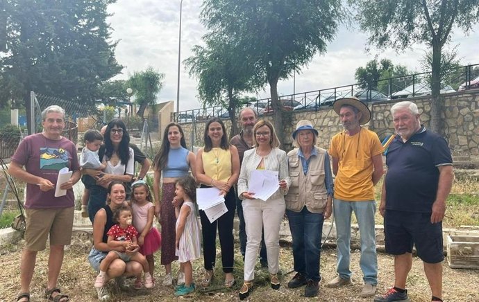 Entrega de las parcelas.