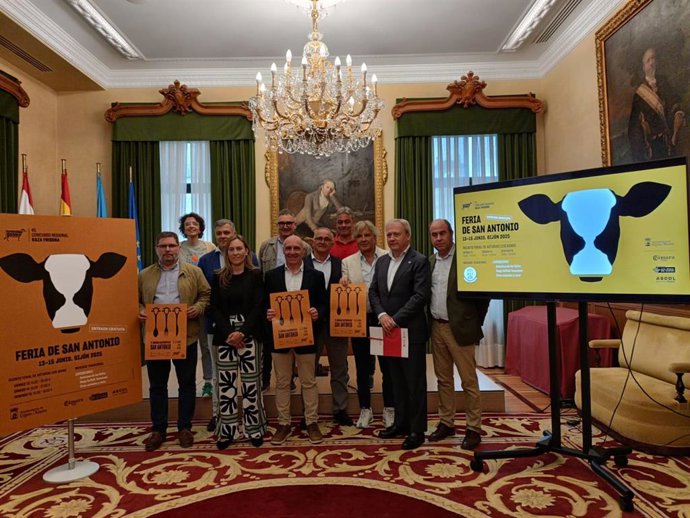 Presentación de la Feria de San Antonio en el Ayuntamiento de Gijón.