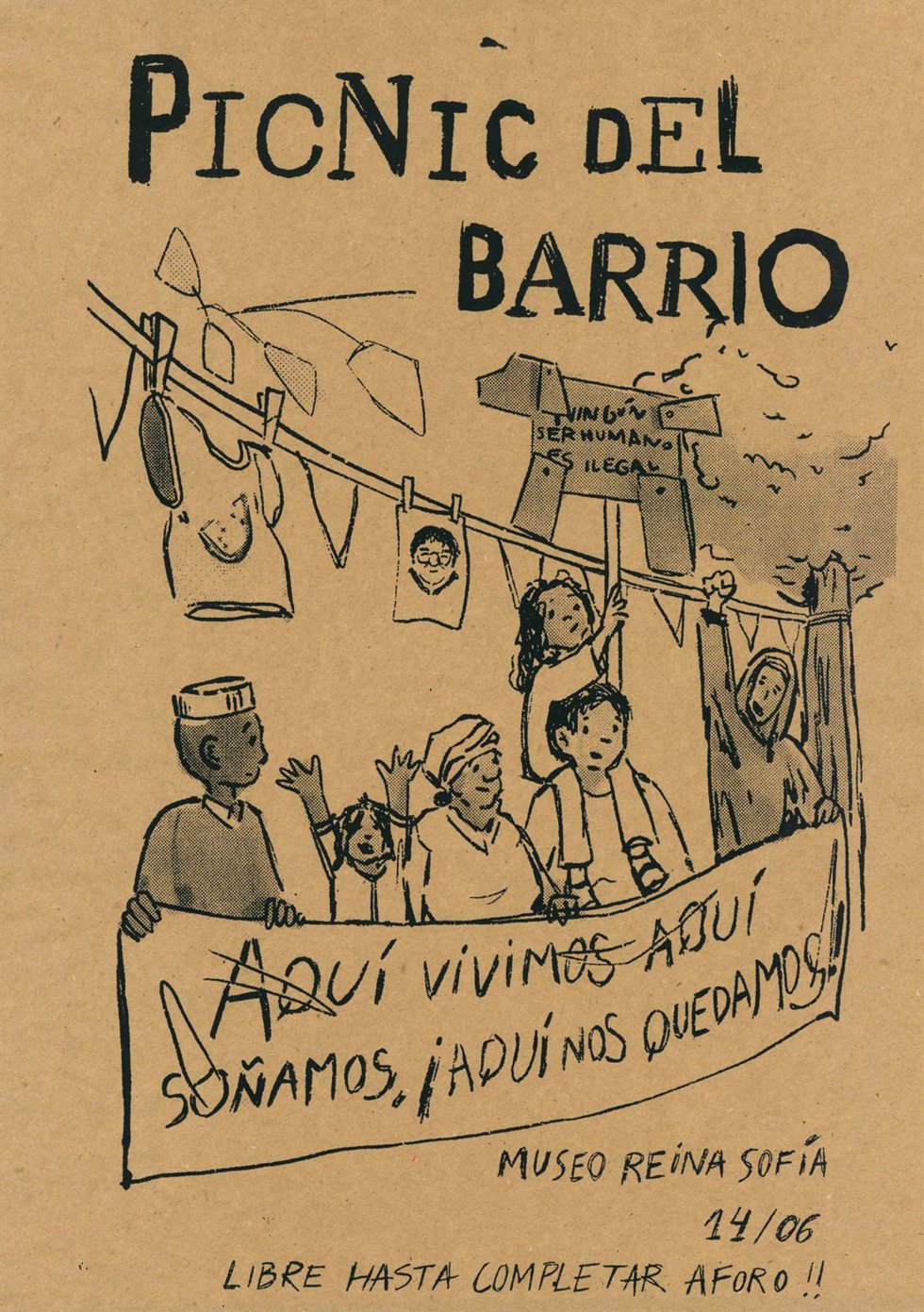 El Reina Sofía celebra su 'Picnic del barrio', una jornada reivindicativa y festiva para los vecinos de Lavapiés