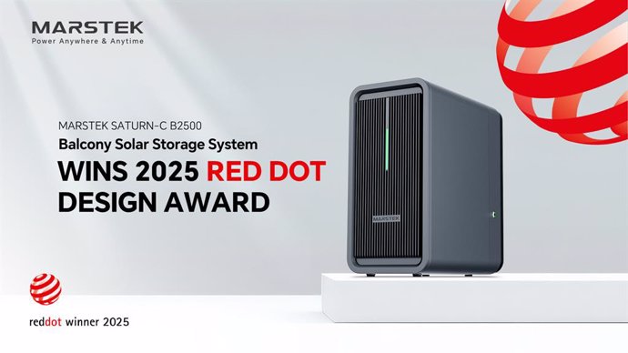 MARSTEK SATURN-C B2500 WINS 2025 RED DOT DESIGN AWARD