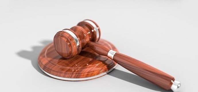 Mazo de un juez. 
