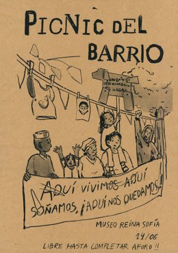 El Reina Sofía celebra su 'Picnic del barrio', una jornada reivindicativa y festiva para los vecinos de Lavapiés