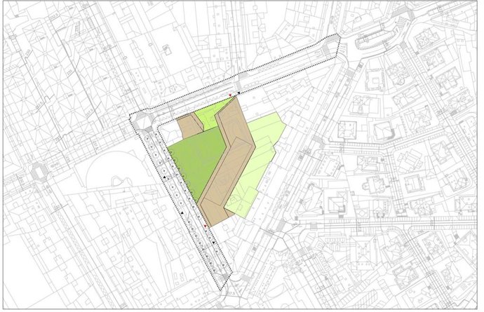 Plano del antiguo colegio Peleteiro