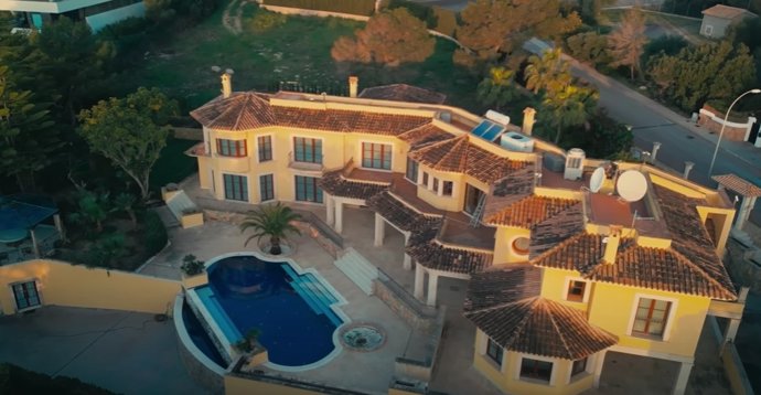 Una de las mansiones en Mallorca
