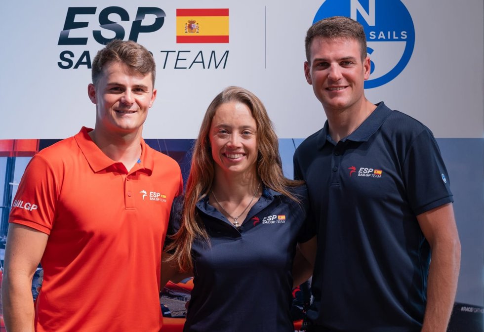 Joan Cardona, Nicole van der Velden y Diego Botín