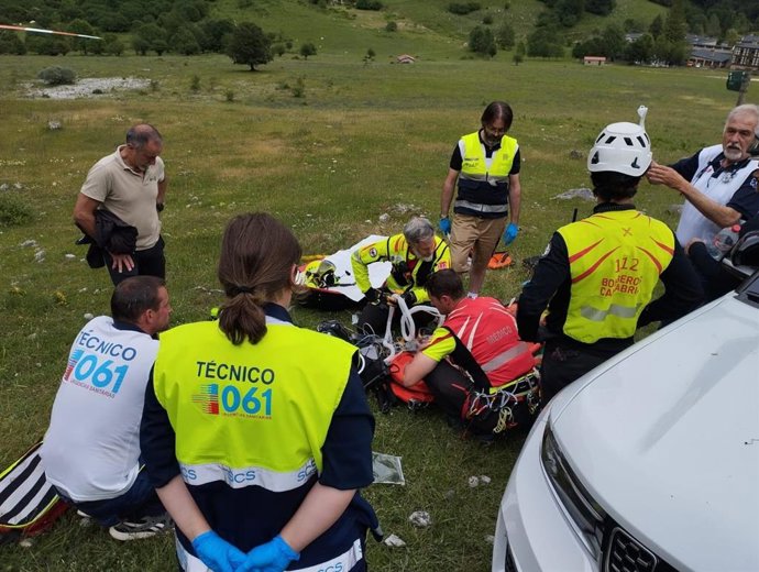 Muere un alemán de 74 años mientras caminaba por el circo glaciar de Fuente Dé, en Picos de Europa