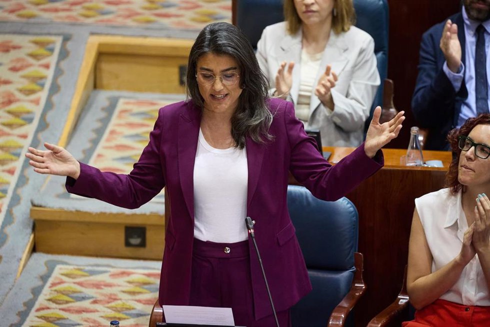 La portavoz de Más Madrid en la Asamblea, Manuela Bergerot. 