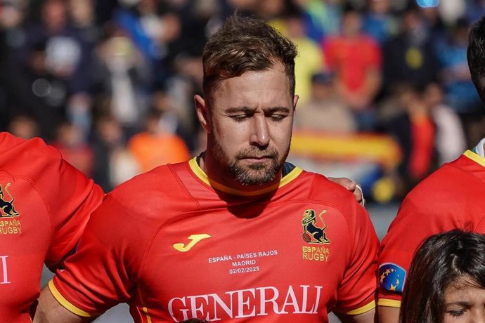 John Wessel Bell jugando con la selección española