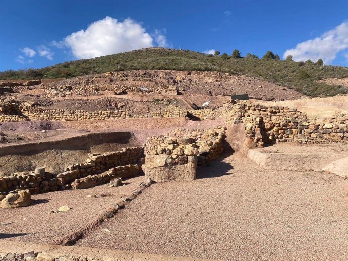 Yacimiento arqueológico de La Bastida, en el municipio de Totana.
