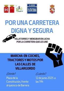 Cartel de la nueva protesta