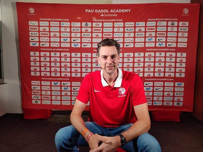 El exjugador español de baloncesto Pau Gasol en una entrevista Europa Press