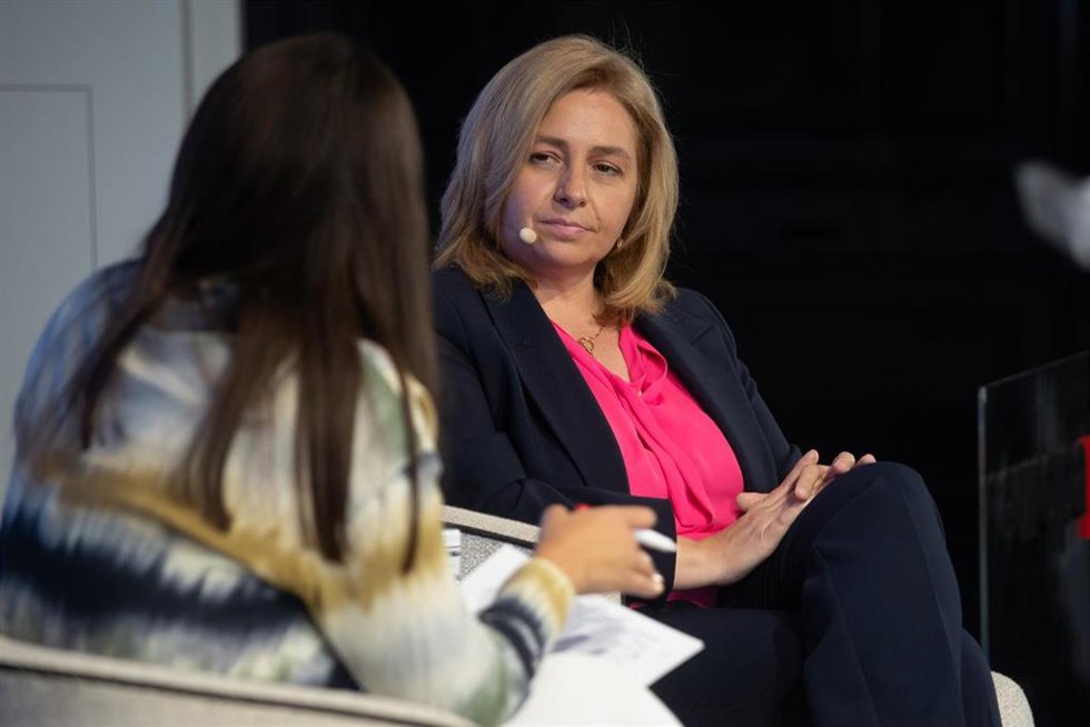 La vicealcaldesa de Madrid, Inma Sanz, durante un Desayuno Informativo de Europa Press, en el Hotel Rosewood Villa Magna, a 11 de junio de 2025, en Madrid (España).