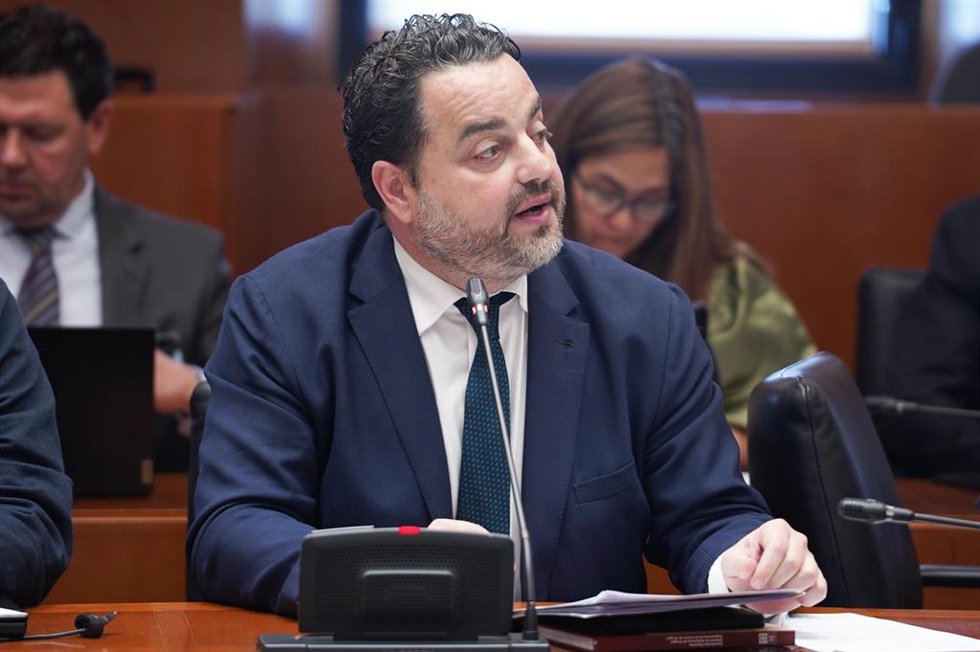 Archivo - El diputado de Vox David Arranz.