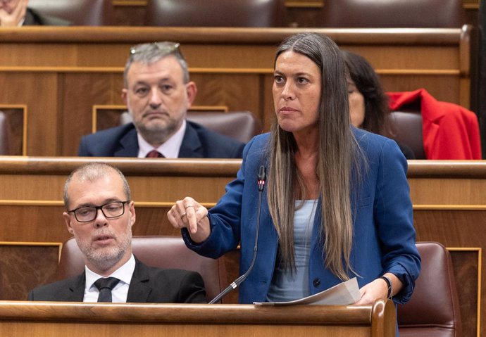 Archivo - La portaveu de Junts al Congrés, Miriam Nogueras
