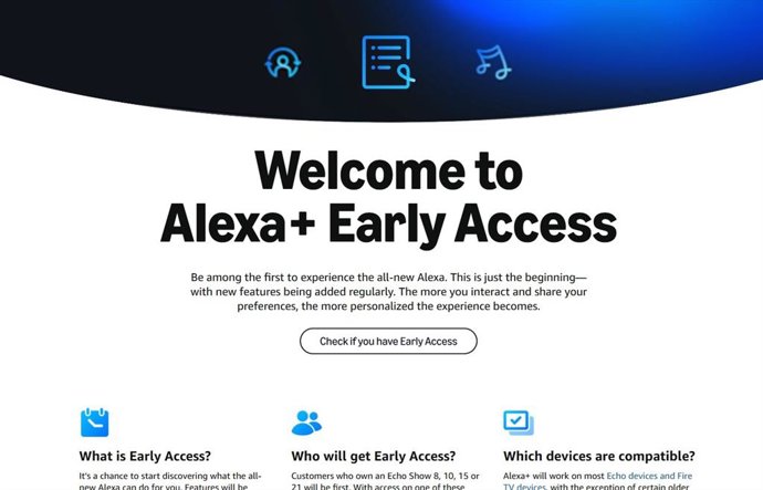 Acceso anticipado de Alexa Plus.