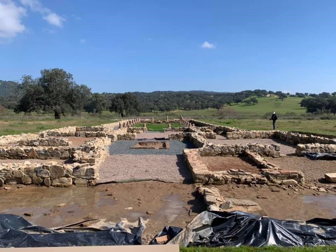 Archivo - Enclave Arqueológico de Turóbriga en el municipio de Aroche (Huelva).