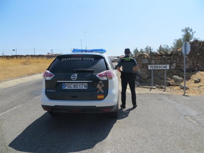 La Guardia Civil en Pedroche.