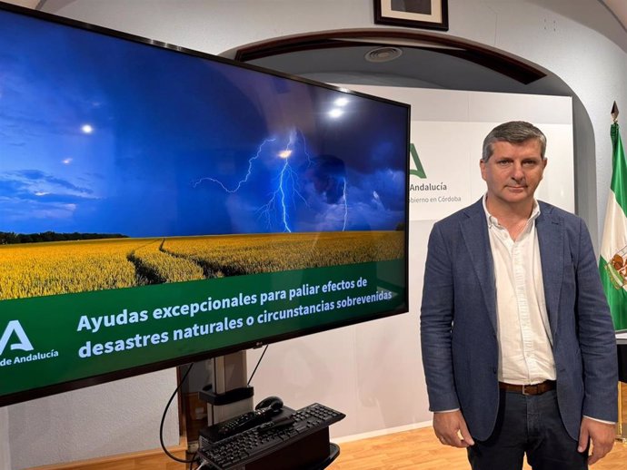 El delegado de Agricultura, Pesca, Agua y Desarrollo Rural de la Junta de Andalucía en Córdoba, Francisco Acosta.
