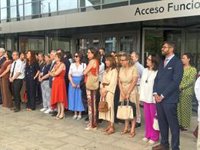 Los concejales de Vox apoyan a jueces y fiscales en la concentración a favor de la independencia judicial