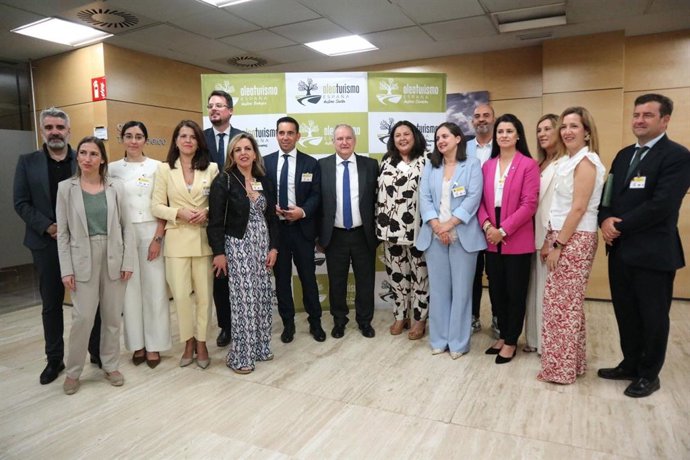 Acto de prensentación de 'Oleoturismo España'.