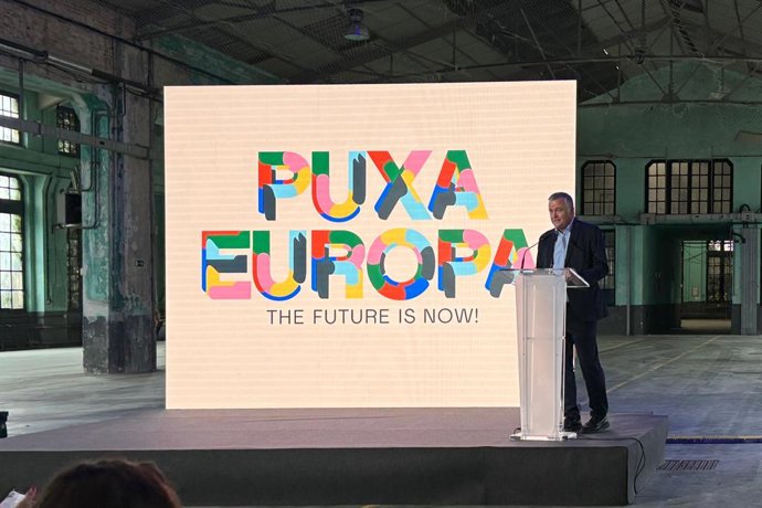 Presentación de la imaxe gráfica y lema de la candidatura d'Uviéu a Capital Europea de la Cultura 2031