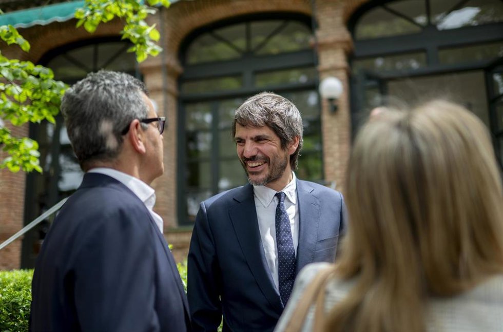 El ministro de Cultura, Ernest Urtasun, a su llegada a la presentación de la celebración del Centenario de la Generación del 27, en la Residencia de Estudiantes, a 11 de junio de 2025, en Madrid (España). Durante el acto, se han anunciado los comisarios