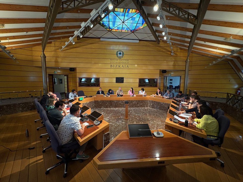 Comisión de Euskera, Cultura y Deporte de las Juntas Generales de Bizkaia.