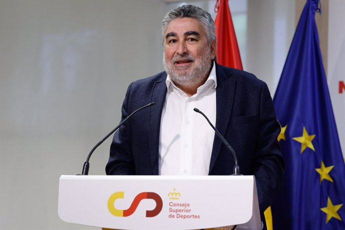 Archivo - Jose Manuel Rodriguez Uribes, President of Superior Sports Council CSD, attends during the Spain Team announcement for the Malaga Final 8 of the Davis Cup 2024 at Consejo Superior de Deportes CSD on September 23, 2024, Madrid, Spain.