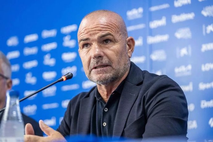 Paco López, en su presentación como nuevo entrenador del CD Leganés