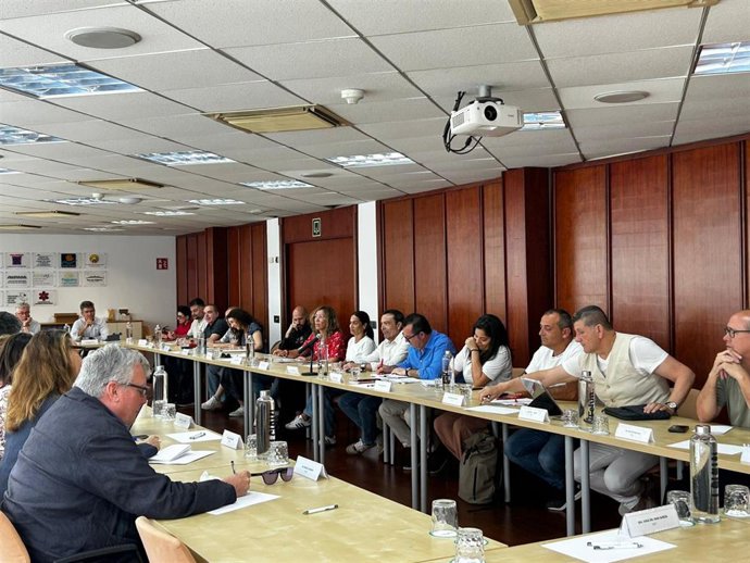 Una reunión de la mesa negociadora del convenio de hostelería.