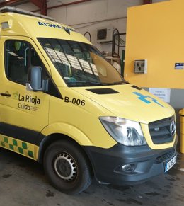 Archivo - Ambulancia de La Rioja Cuida