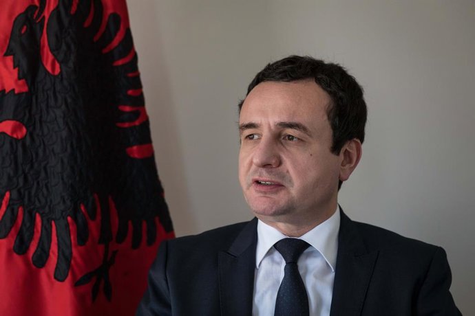 Archivo - Arquivo - O primeiro-ministro de Kosovo, Albin Kurti