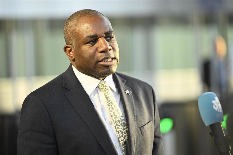 Archivo - David Lammy, ministro de Exteriores de Reino Unido