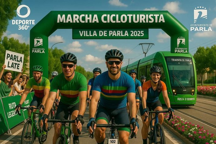 La marcha cicloturista Villa de Parla cumple el 22 de junio sus bodas de plata.