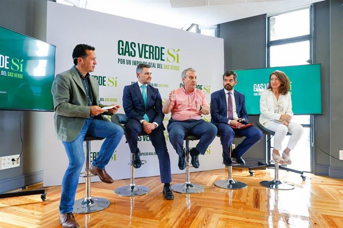 El sector del biometano lanza la plataforma 'Gas Verde, Sí' para impulsar su desarrollo en España