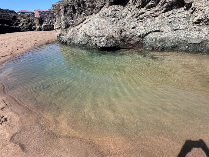 Imagen de una playa vizcaína