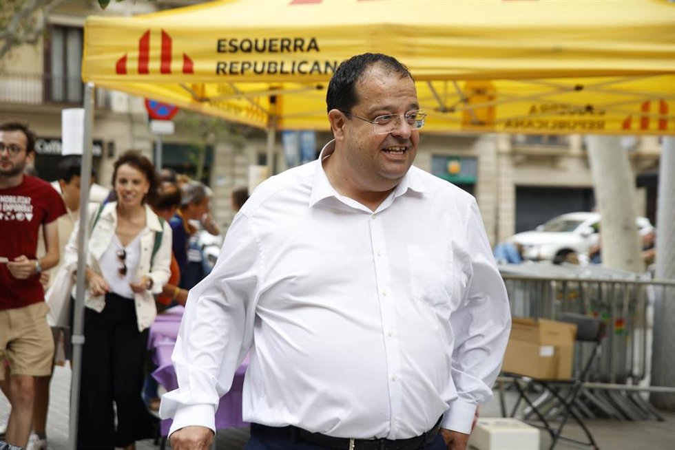 Archivo - El exconseller Joan Ignasi Elena durante un acto de ERC por la Diada, a 11 de septiembre de 2024, en Barcelona, Catalunya (España). ERC ha organizado un acto por la jornada de la Diada en Catalunya, en el primer 11 de septiembre sin un preside