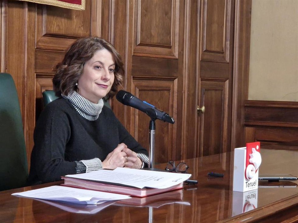 Archivo - La alcaldesa de Teruel, Emma Buj