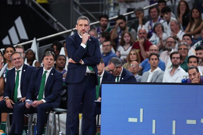 Ibon Navarro, entrenador del Unicaja de Málaga.