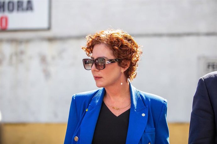 Archivo - La diputada bolsonarista brasileña, Carla Zambelli