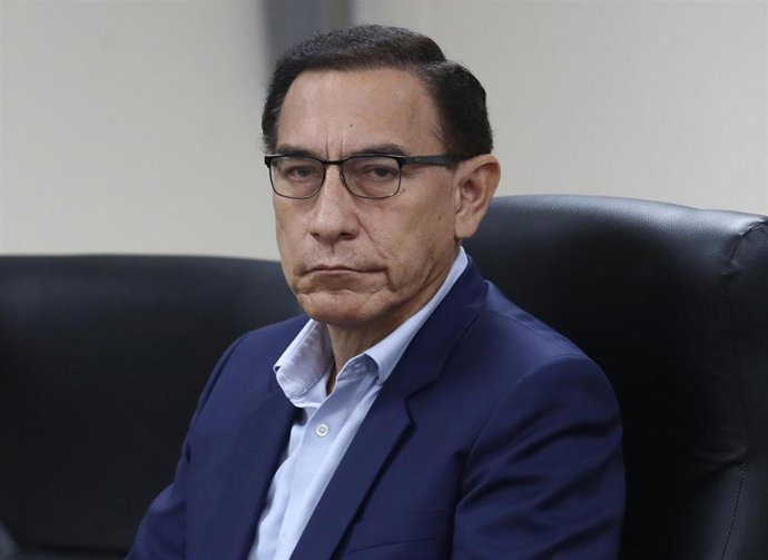 Archivo - El expresidente de Perú (2018-2020) Martín Vizcarra