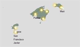 El tiempo hoy, jueves 12 de junio, en Baleares.