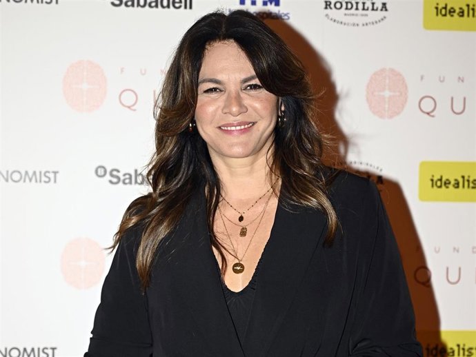 Fabiola Martínez durante la tradicional cena benéfica que celebra la Fundación Querer