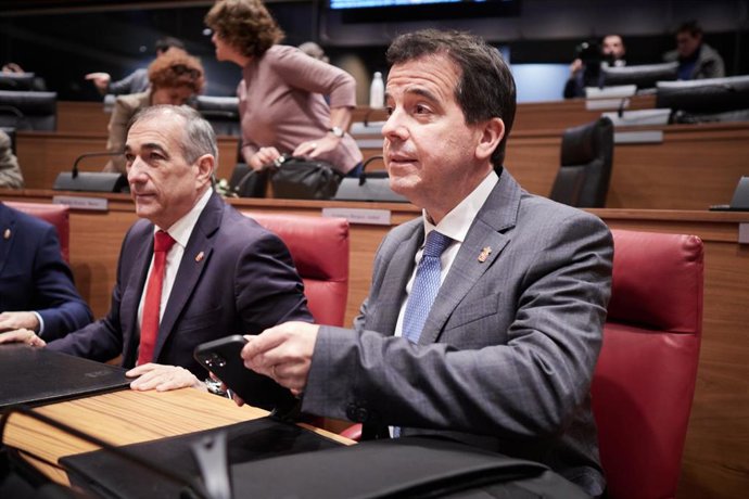 Archivo - El consejero de Industria y Transición Ecológica y Digital Empresarial del Gobierno de Navarra, Mikel Irujo, en una imagen de archivo