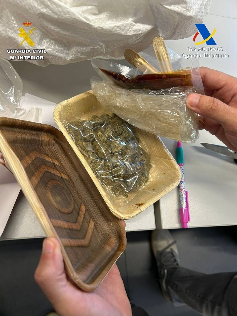 Imagen del cannabis "tailandés" intervenido en Sevilla