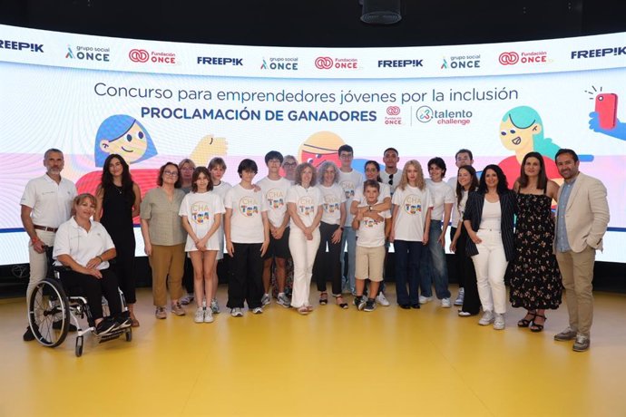 Entrega de los premios 'X Talento Challenge' de Fundación ONCE