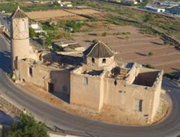 Imagen del estado actual de la Iglesia de San Juan y su entorno en Lorca (Murcia)