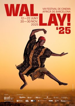 Cartel del Festival Wallay! de cine africano de Barcelona